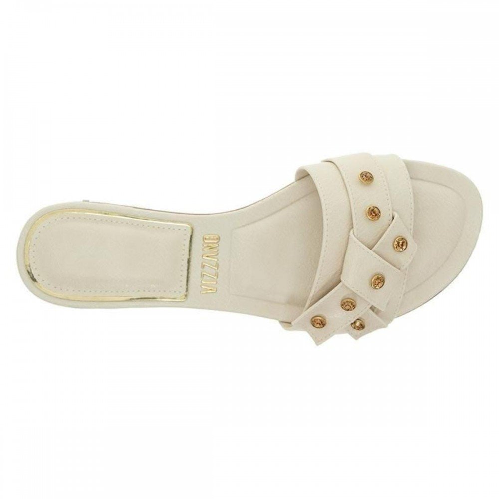 Chinelo Vizzano 6528.105 Rasteira Feminino Off White 4