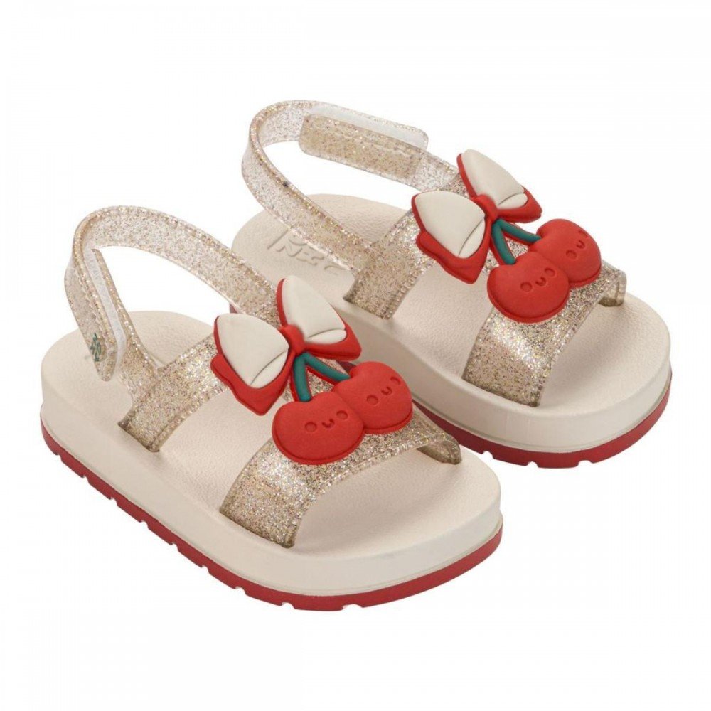 Sandalia Zaxy 19265 Cherry Papete Menina Infantil Off White 2