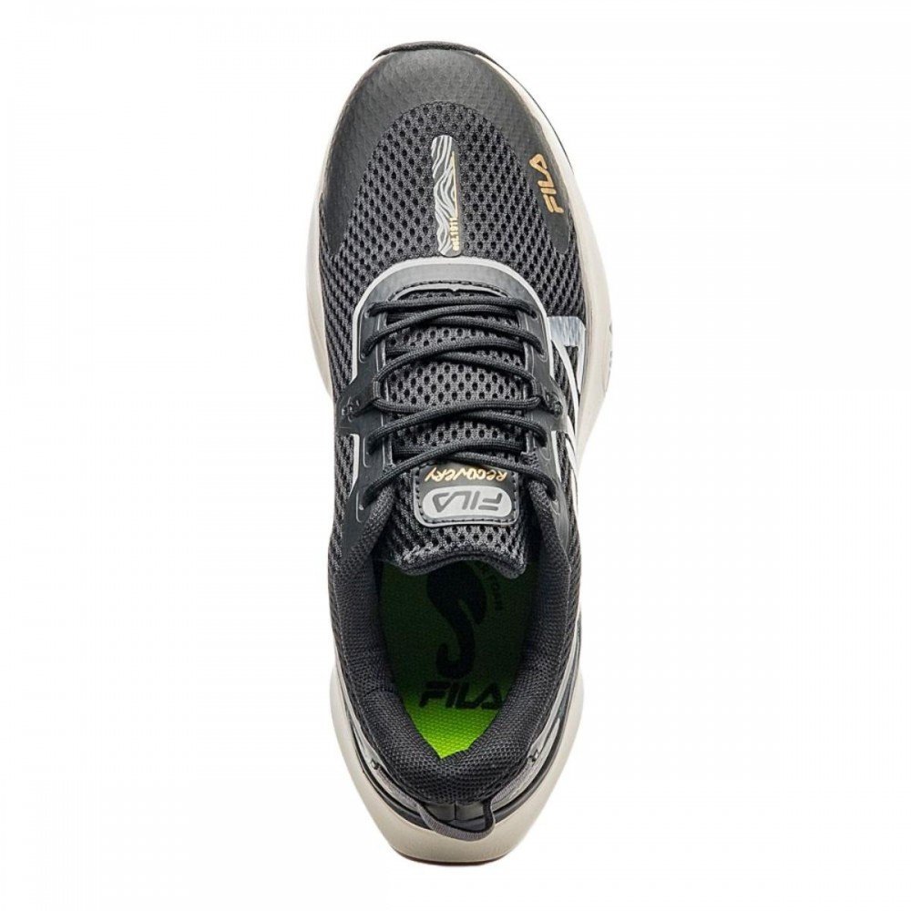 Tenis Fila Recovery 6682 Esportivo Feminino Preto 4