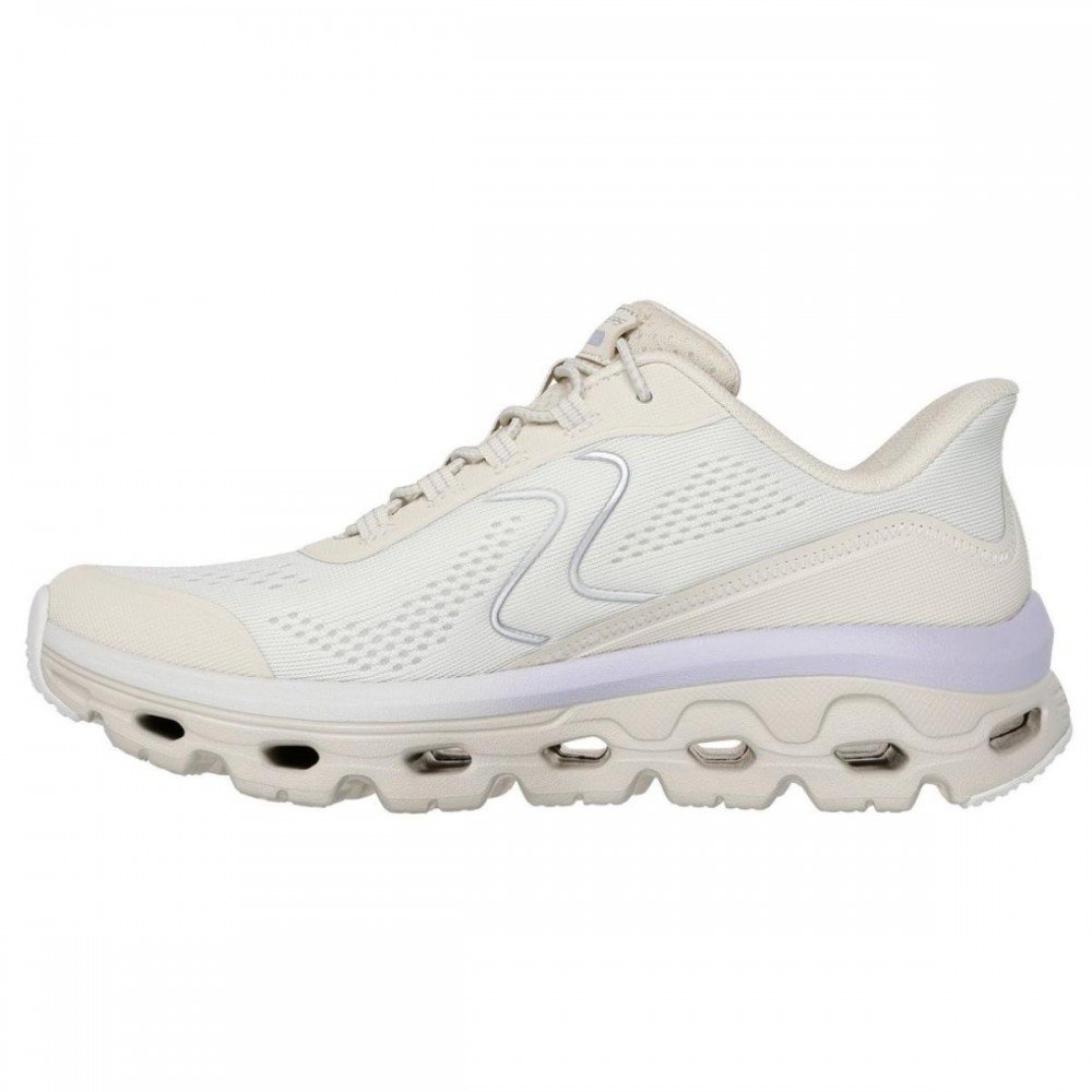 Tenis Skechers Glide Step Sole 180272 Esportivo Feminino Bege 2