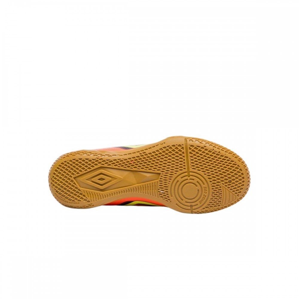 Chuteira Umbro Fast ii jr 006 Futsal Indoor Menino Infantil Laranja 5