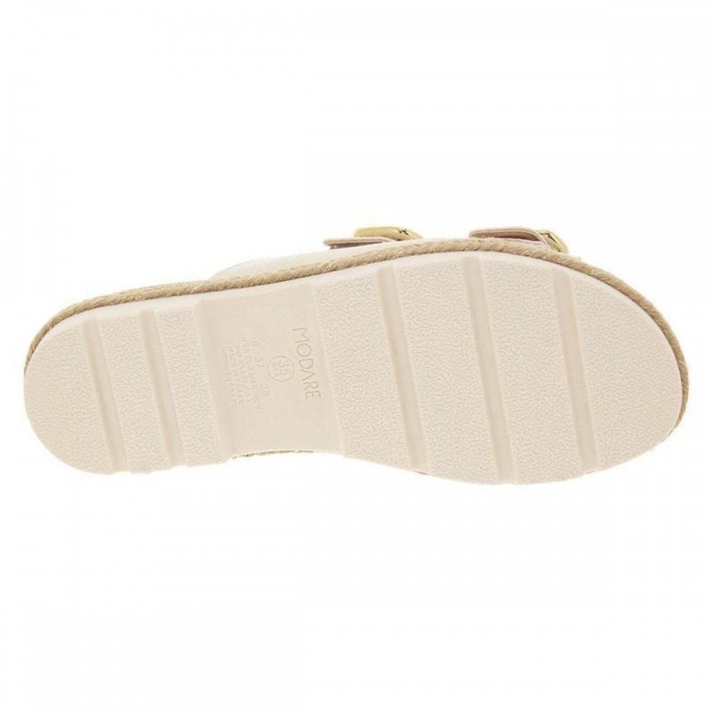 Chinelo Modare 7132.257 Fivelas Feminino Off White 6