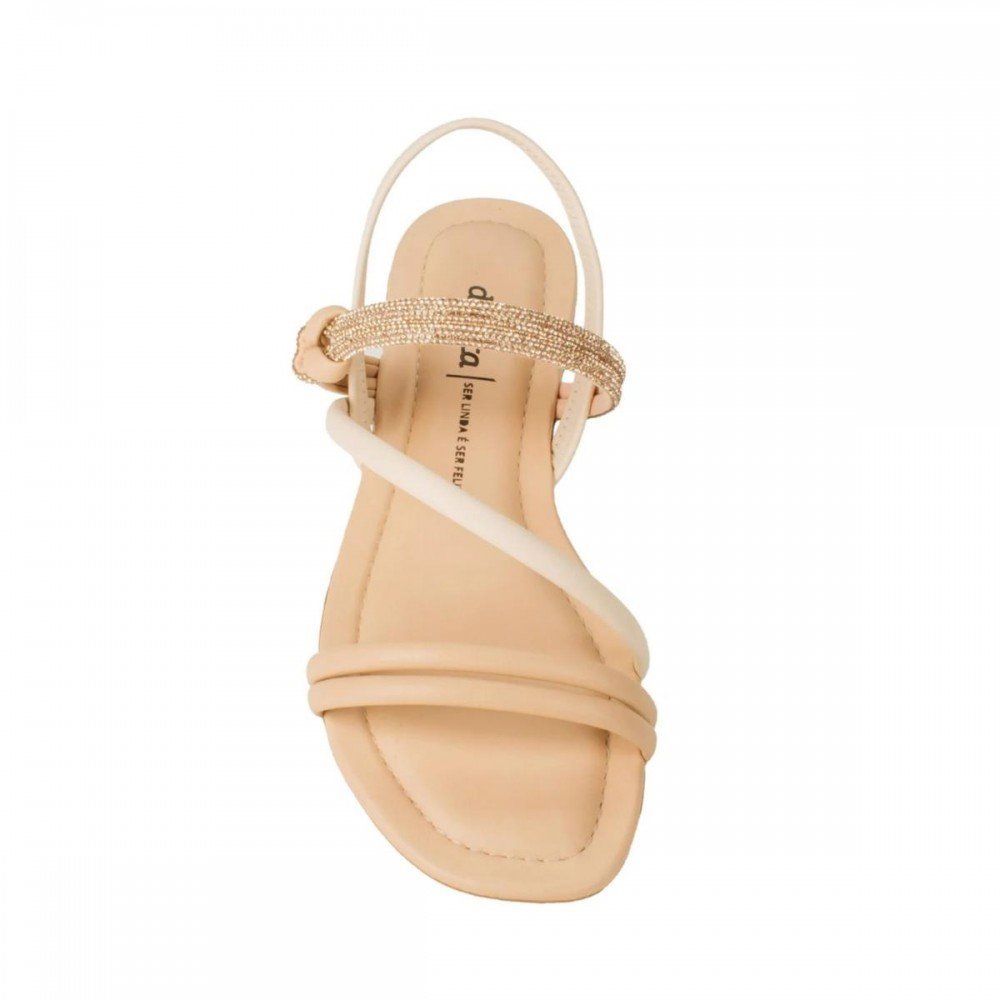 Sandalia Dakota Y9442 Rasteira Feminino Bege 6