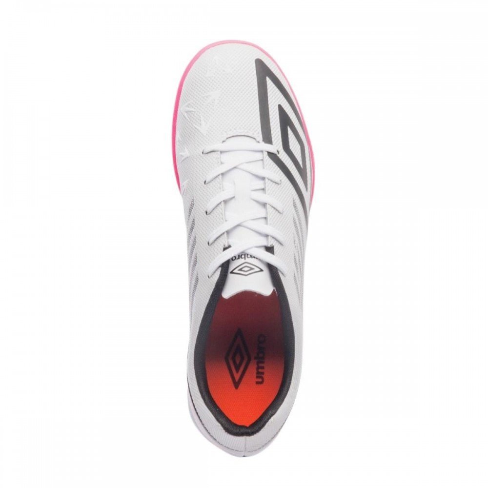 Chuteira Umbro Velocita Decimo Club 210 Indoor Futsal Branco 4