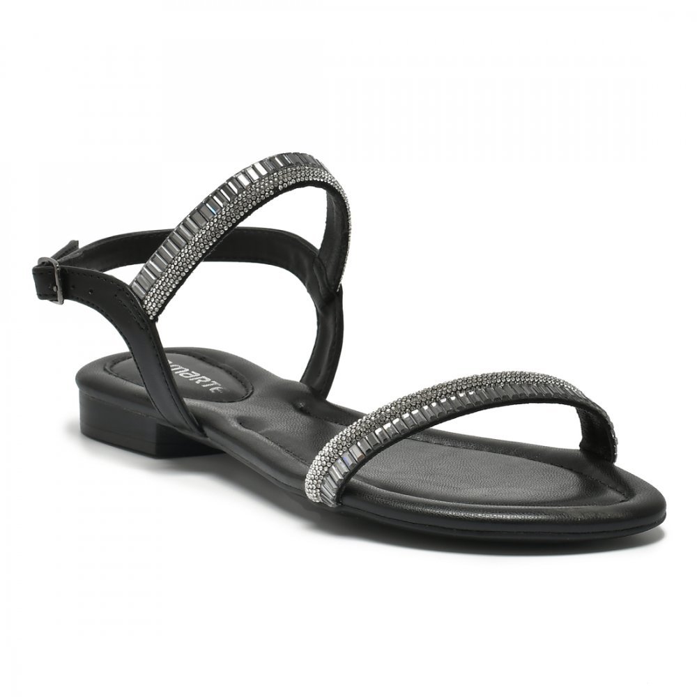 Sandalia Via Marte 157-026-03 Preto