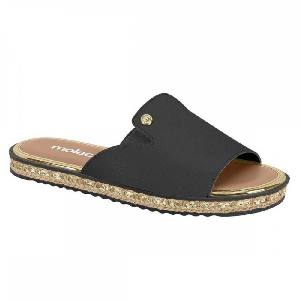 Chinelo Moleca 5413.1331 Slide Corda Feminino