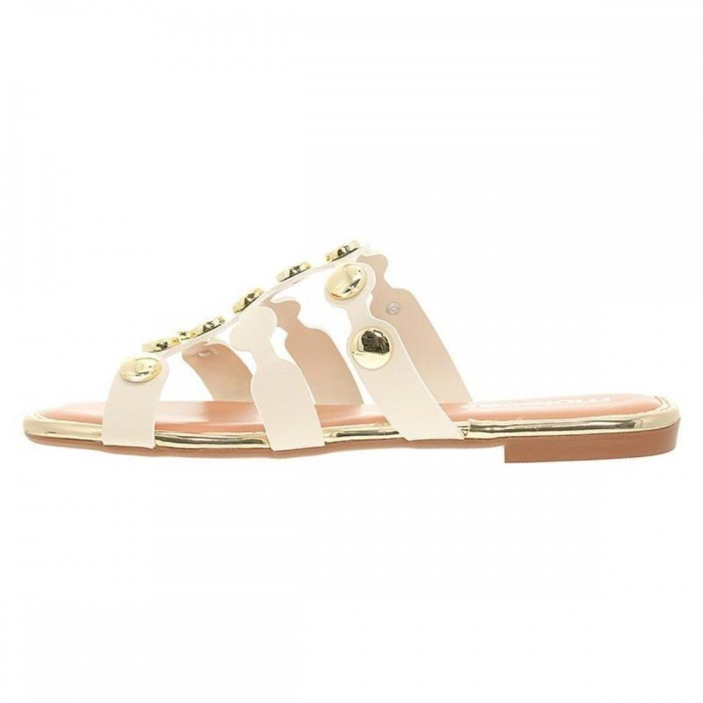 Chinelo Moleca 5435.549 Rasteira Feminino Branco 2