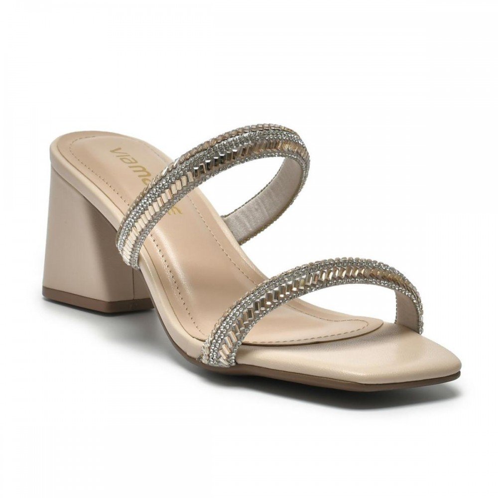 Tamanco Via Marte 264-005-01 Salto Grosso Feminino