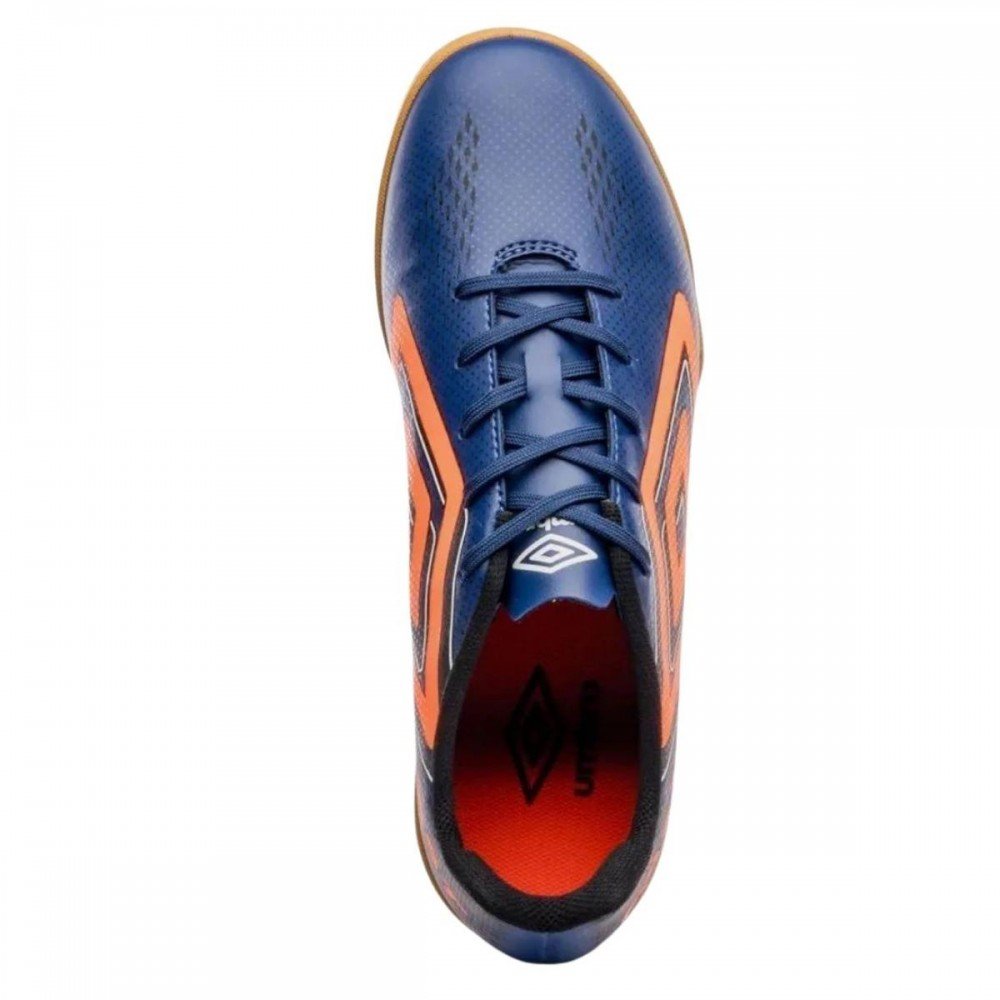 Chuteira Umbro Fast ii Jr 716 Futsal Indoor Infantil Azul 2