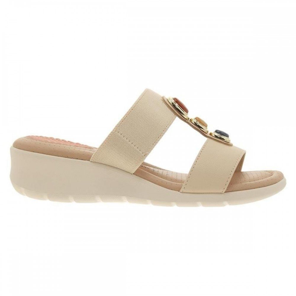 Tamanco Modare 7190.107 Anabela Feminino Off White 4