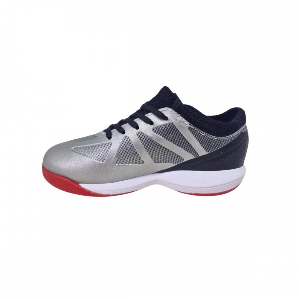 Chuteira Umbro Ultimate Jr 814 Futsal Indoor Cinza 2