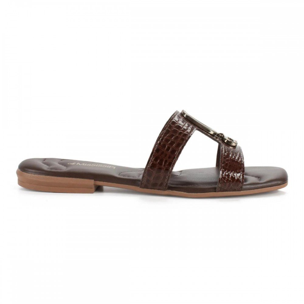 Chinelo Mississipi Mf692 Slide Feminino Marrom 4
