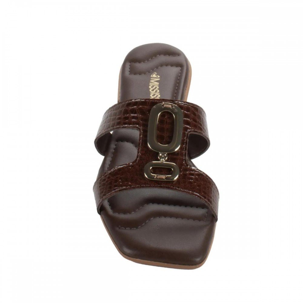 Chinelo Mississipi Mf692 Slide Feminino Marrom 6