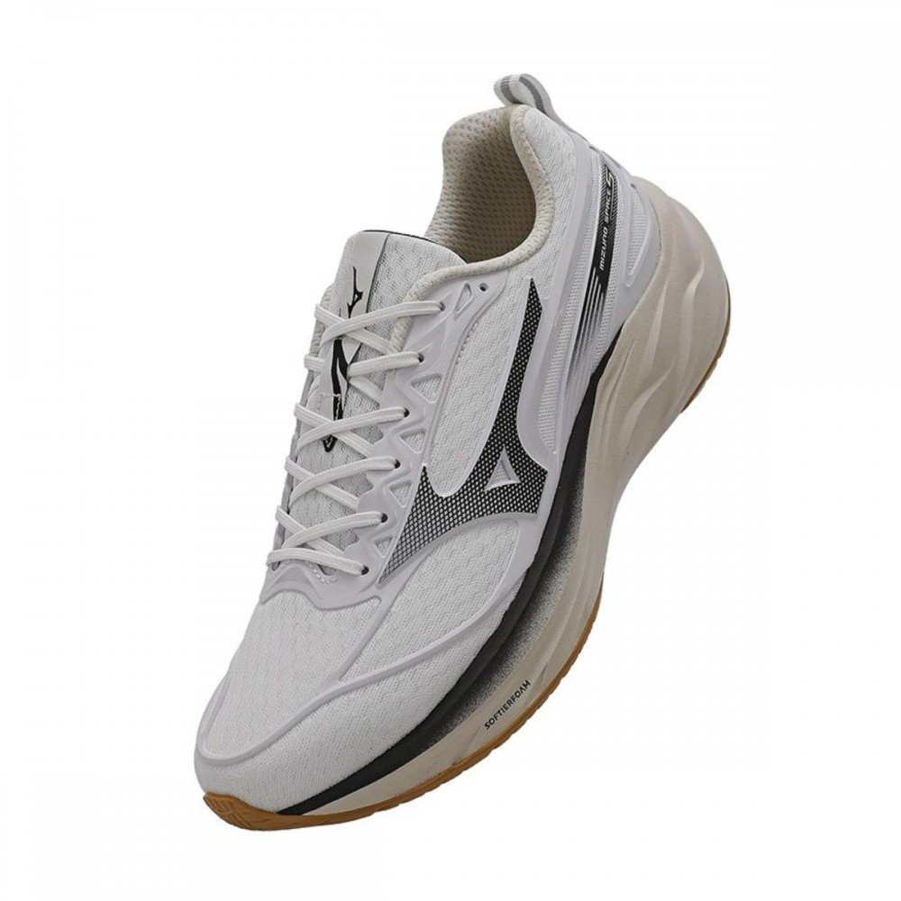 Tenis Mizuno Space 5 Bco1 Masculino Branco 3