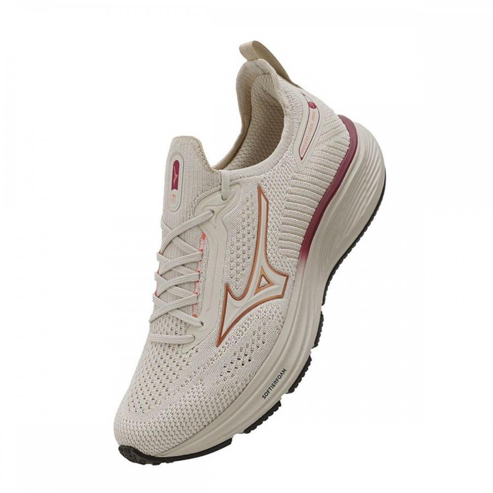 Tenis Mizuno Cool Ride 3 Arenit Feminino Off White 3