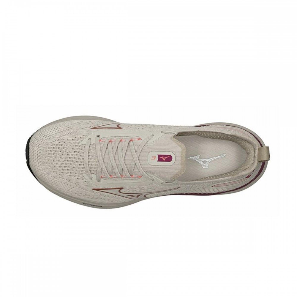 Tenis Mizuno Cool Ride 3 Arenit Feminino Off White 5