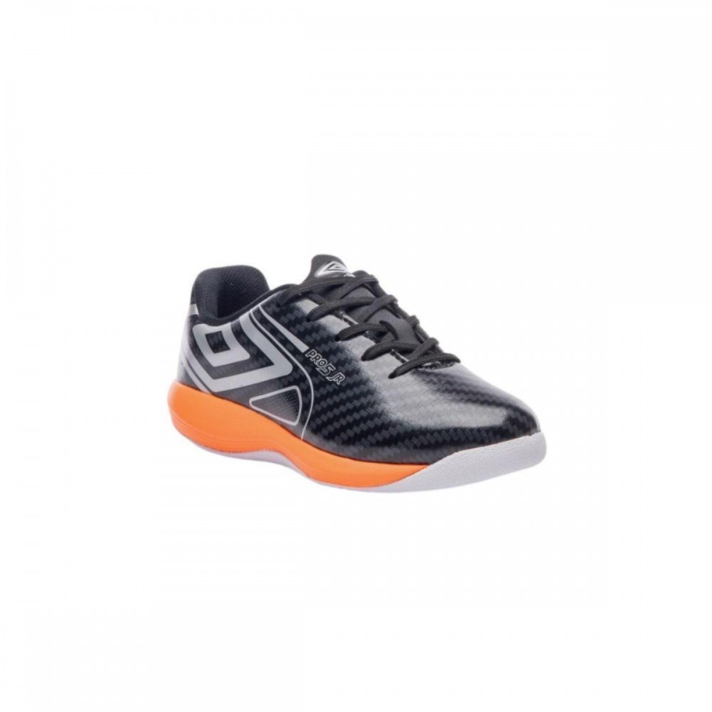 Chuteira Umbro Pro 5 jr 186 Futsal Indoor Preto 3