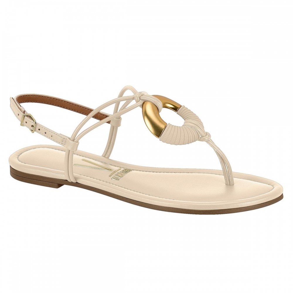 Sandalia Vizzano 6371.1001 Rasteira Pedraria Feminino