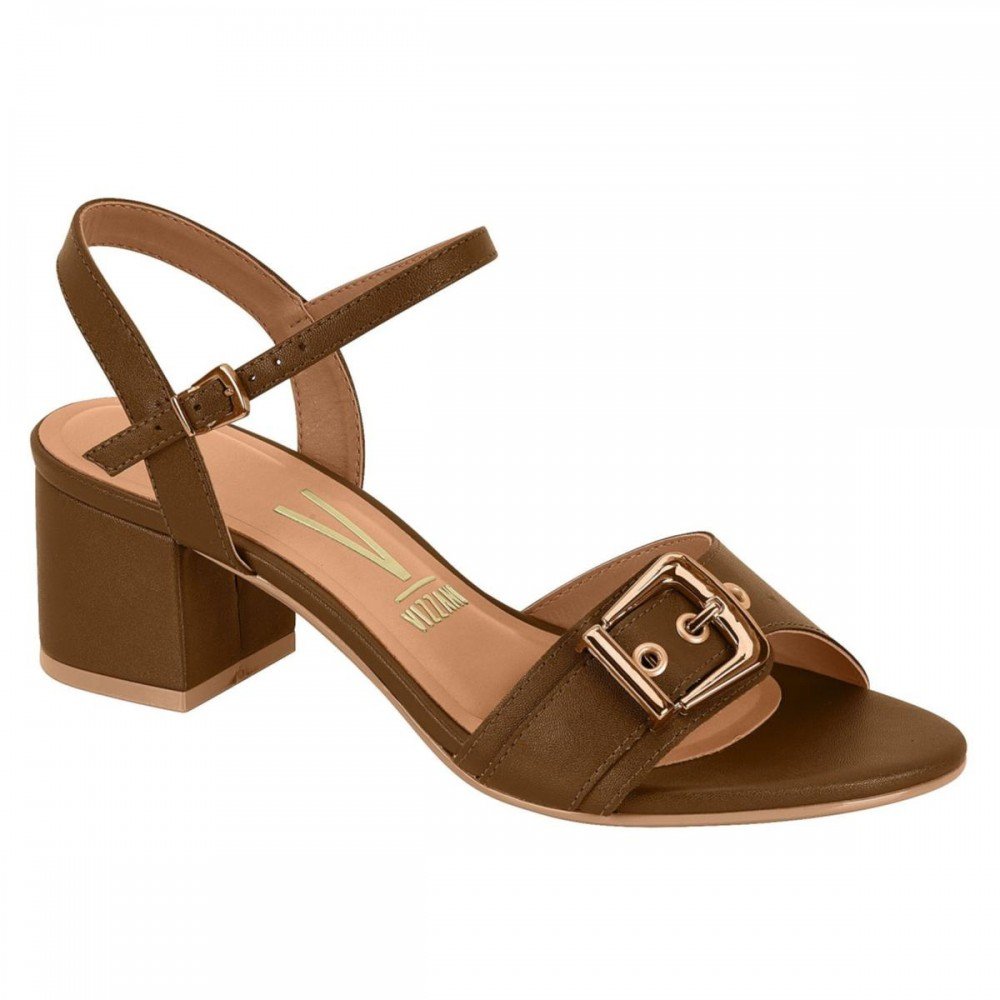 Sandalia Vizzano 6291.1184 Salto Bloco Feminino