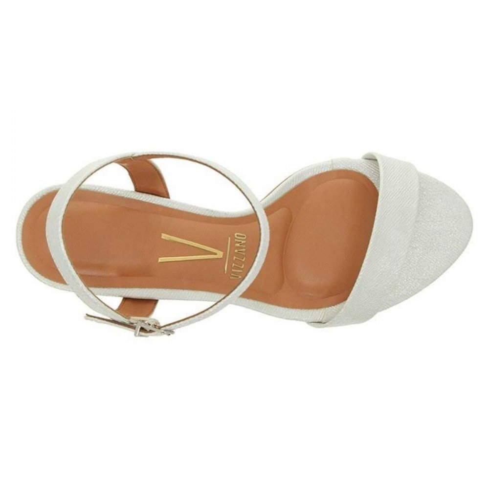 Sandalia Vizzano 6291.900.29960 Salto Bloco Feminino Prata 5