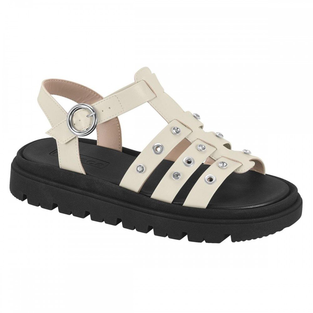 Sandalia Moleca 5504.115 Tratorada Feminino