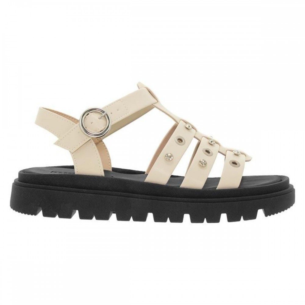 Sandalia Moleca 5504.115 Tratorada Feminino Off White 3