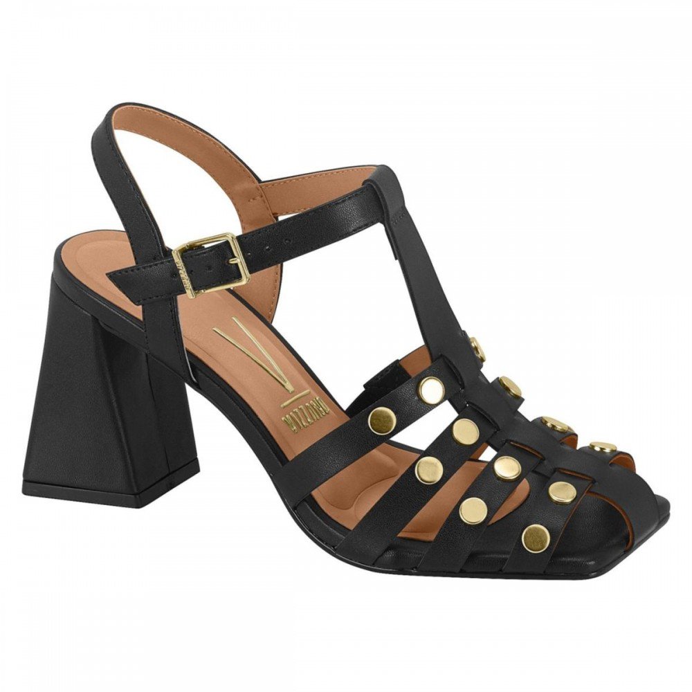 Sandalia Vizzano 6464.143 Salto Bloco Feminino