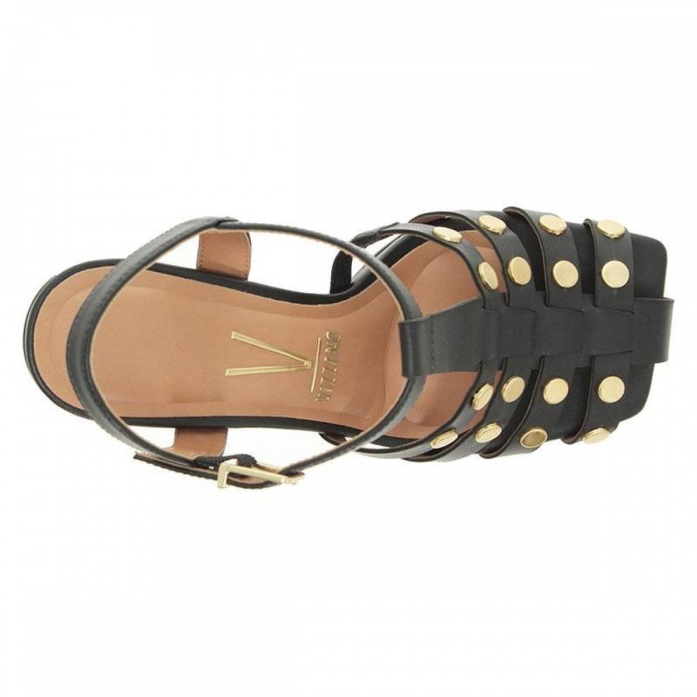 Sandalia Vizzano 6464.143 Salto Bloco Feminino Preto 5