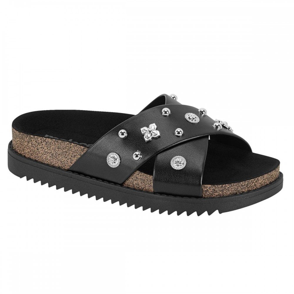 Chinelo Moleca 5500.112 Slide Flatform Feminino