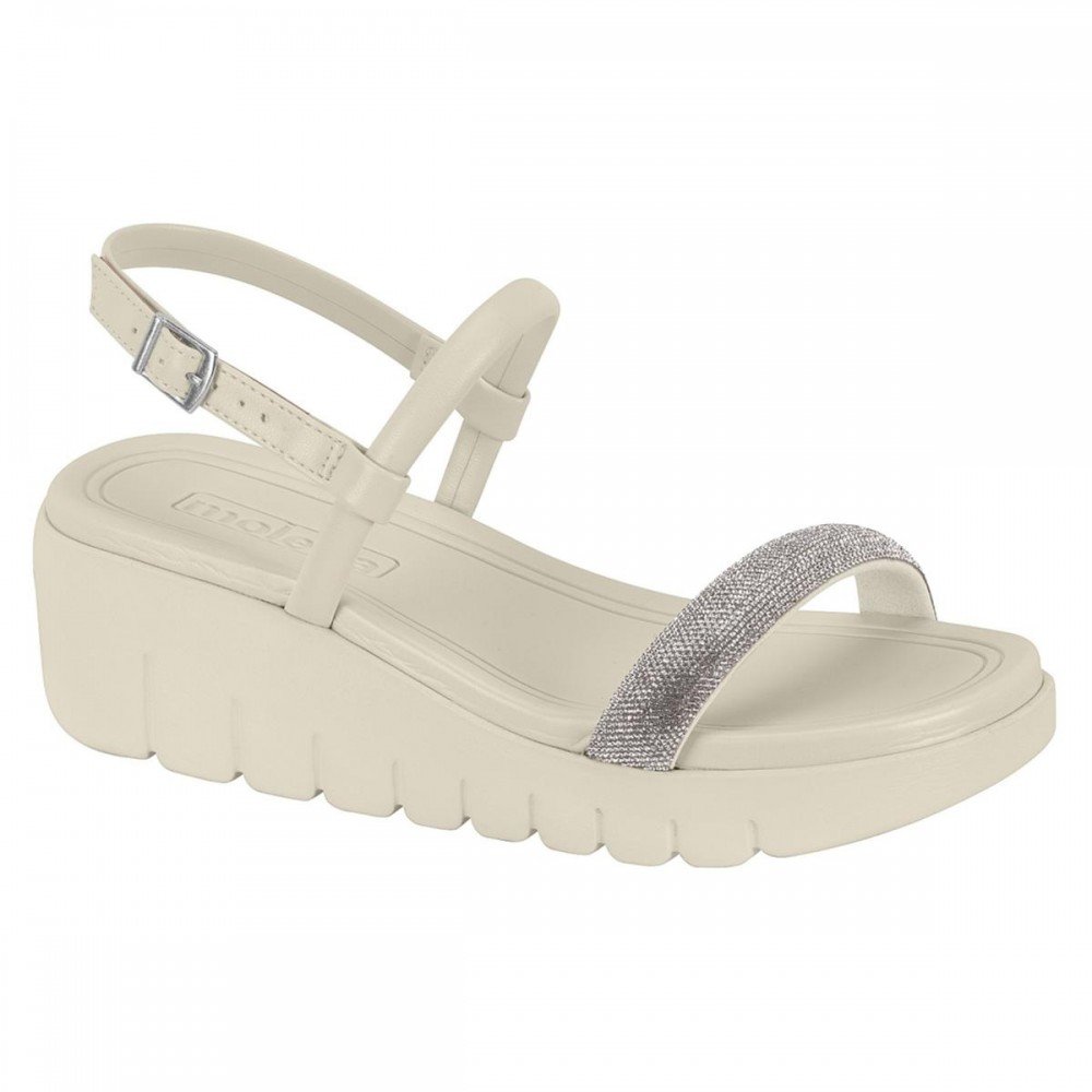 Sandalia Moleca 5536.106 Anabela Feminino