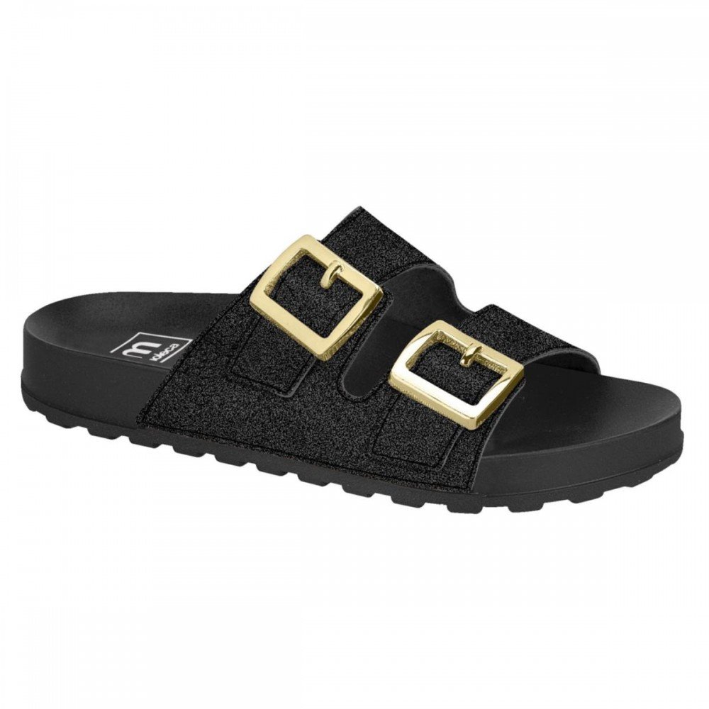 Chinelo Moleca 5436.401 Gliter Fivelas Feminino