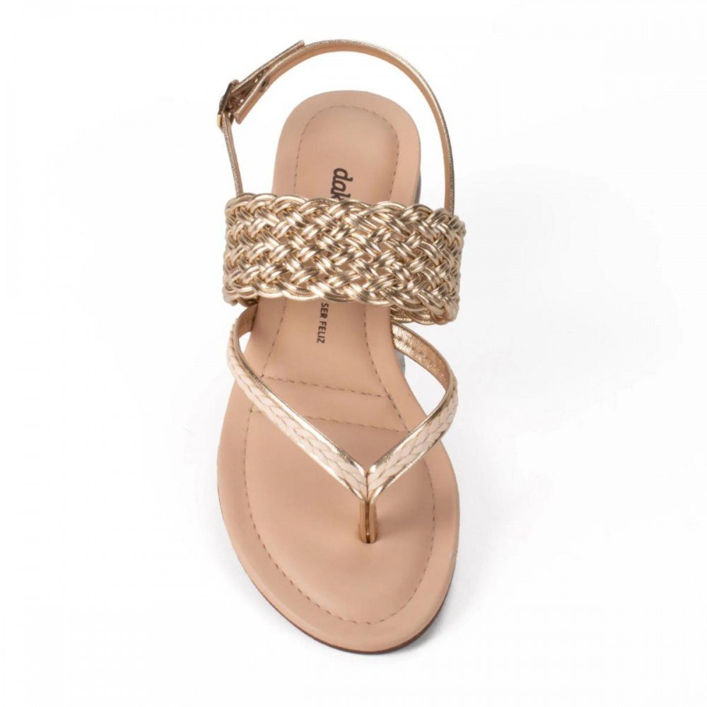 Sandalia Dakota Y9483 Saltinho Feminino Bege 6