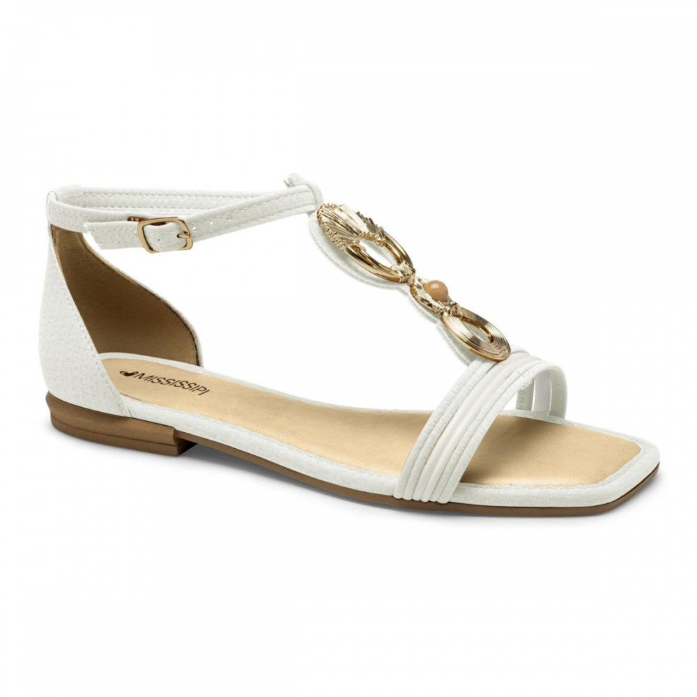 Sandalia Mississipi Mf013 Rasteira Feminino