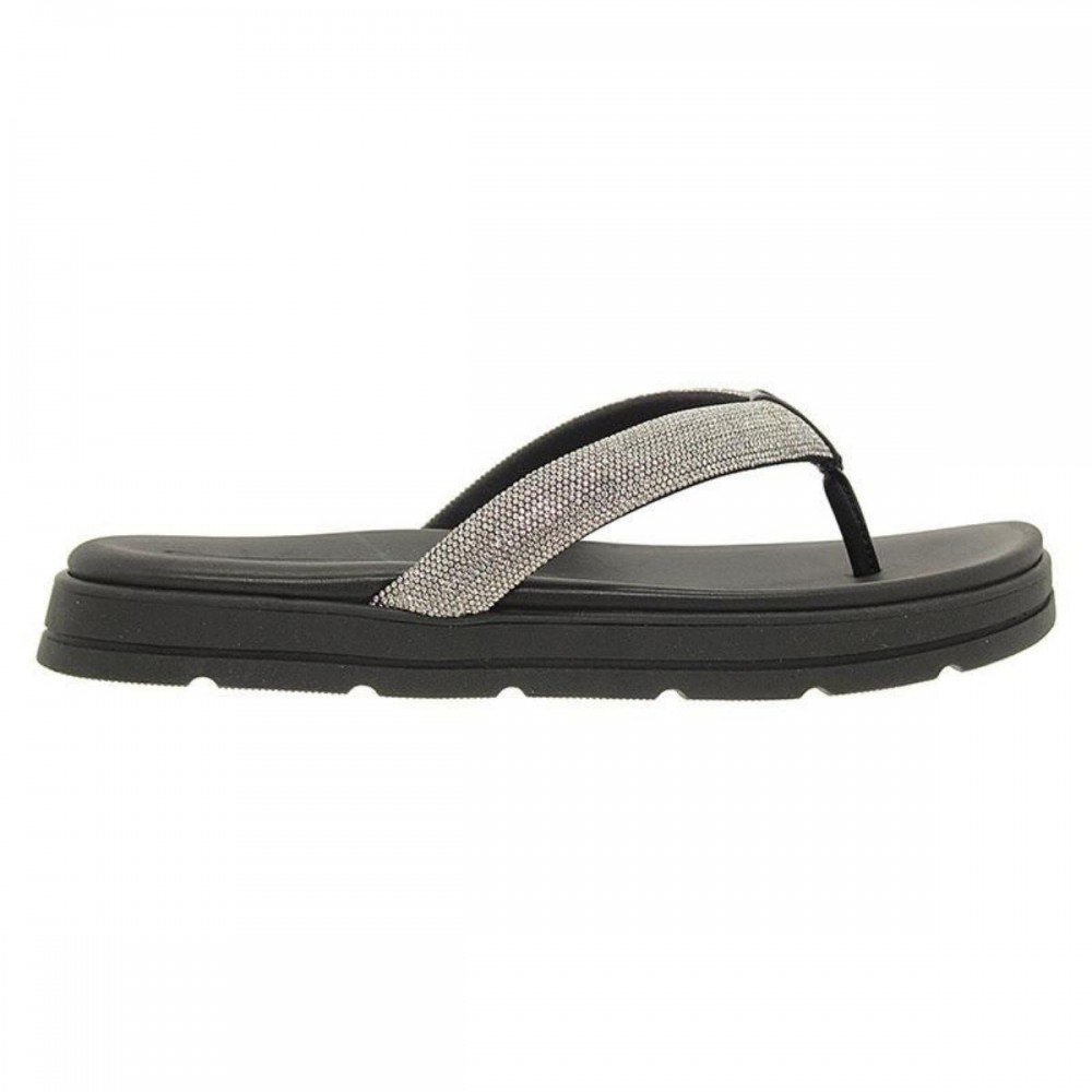 Chinelo Moleca 5490.121 Papete Dedo Feminino Preto 4