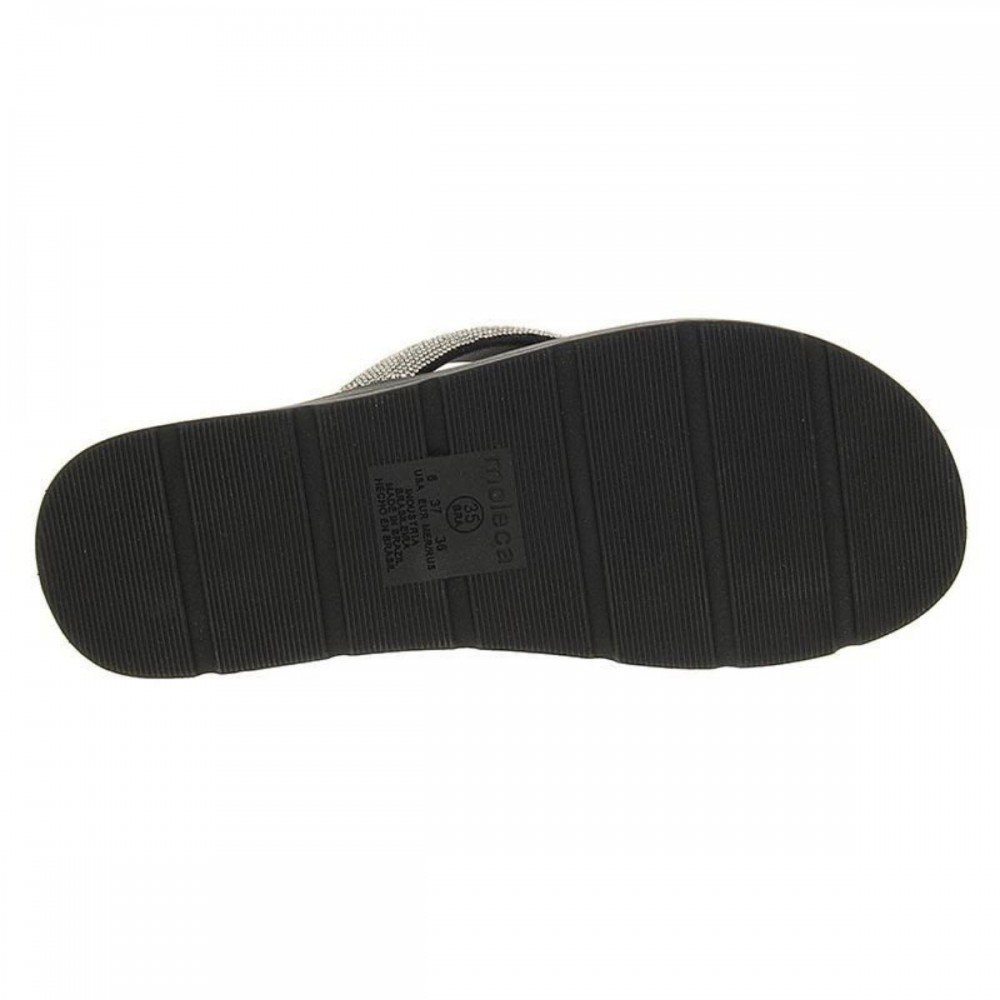 Chinelo Moleca 5490.121 Papete Dedo Feminino Preto 6