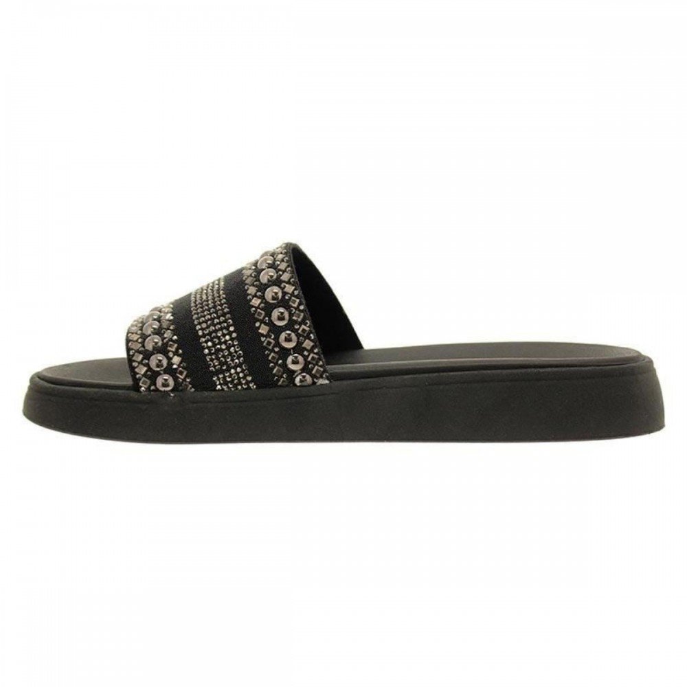 Chinelo Moleca 5469.141 Slide Feminino Preto 2