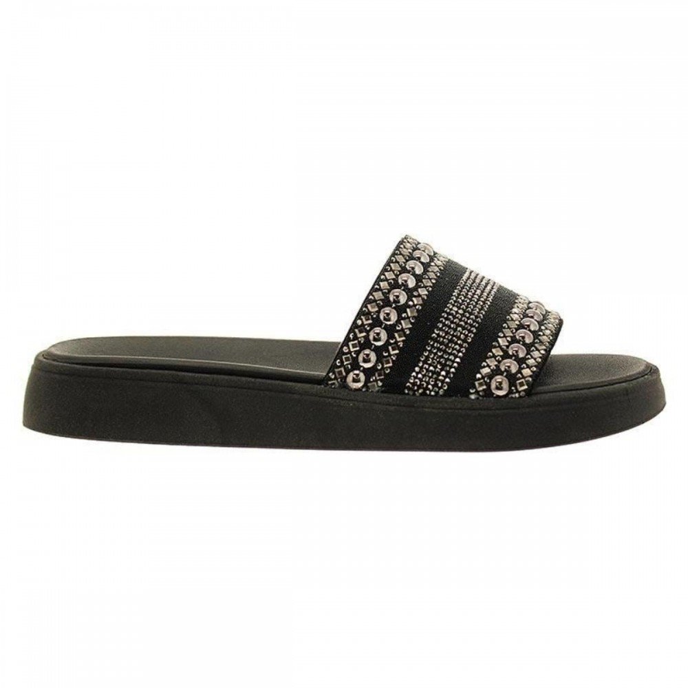 Chinelo Moleca 5469.141 Slide Feminino Preto 4