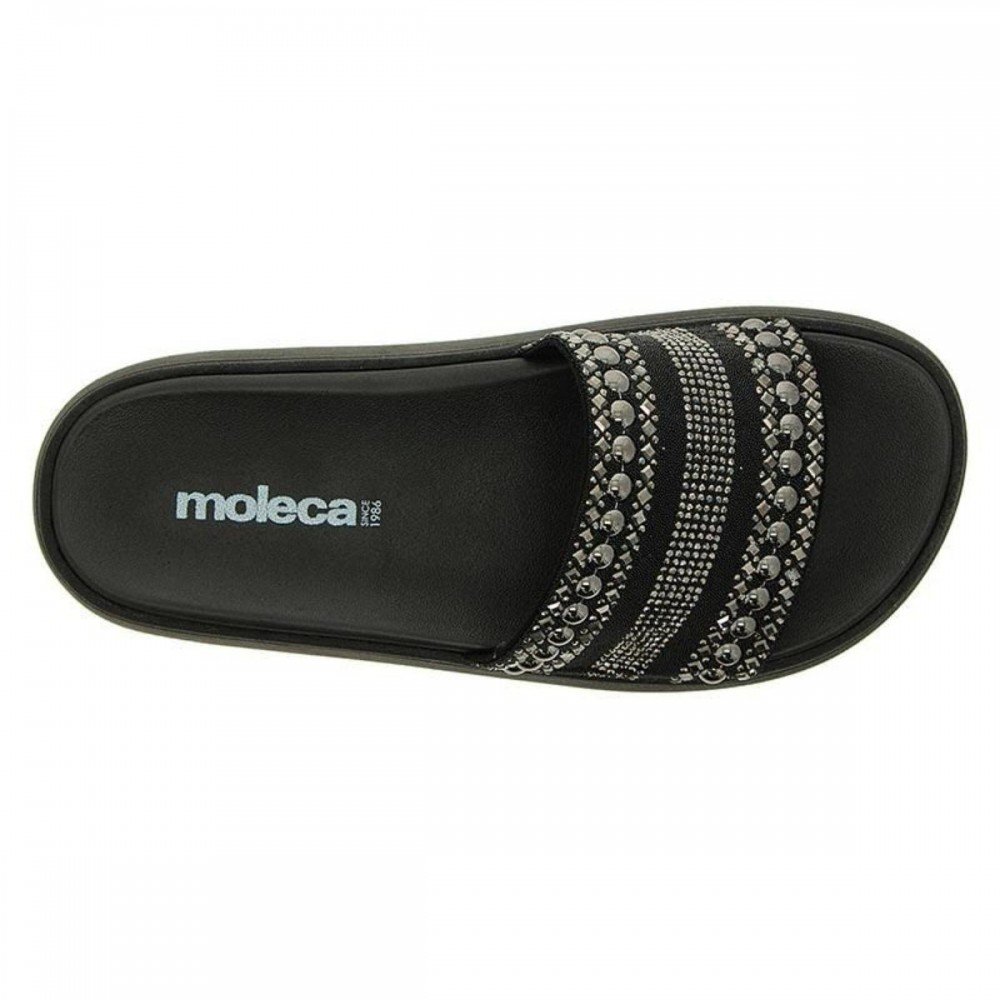 Chinelo Moleca 5469.141 Slide Feminino Preto 5