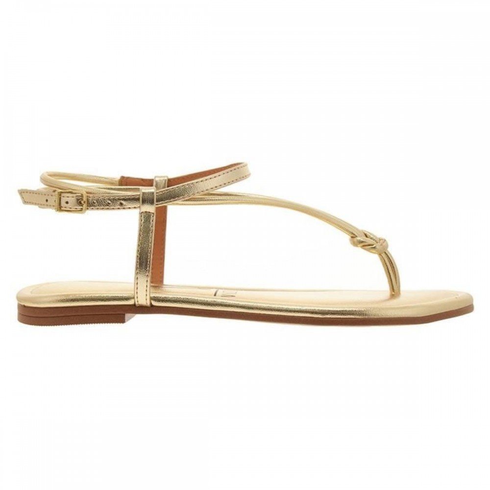 Sandalia Vizzano 6235.1816 Rasteira Dedo Feminino Dourado 3