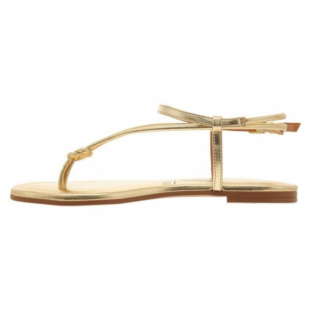 Sandalia Vizzano 6235.1816 Rasteira Dedo Feminino Dourado 4