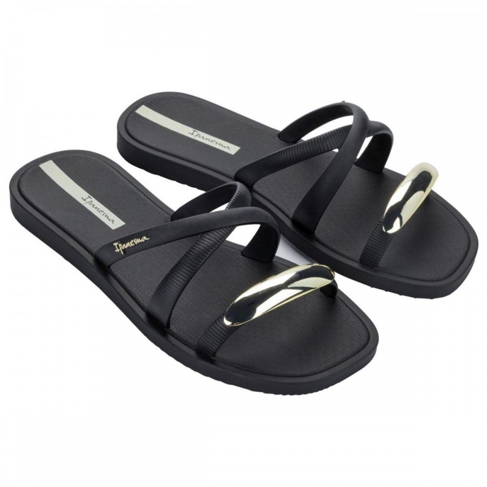 Chinelo Ipanema 27380 Metal Chic Slide Feminino