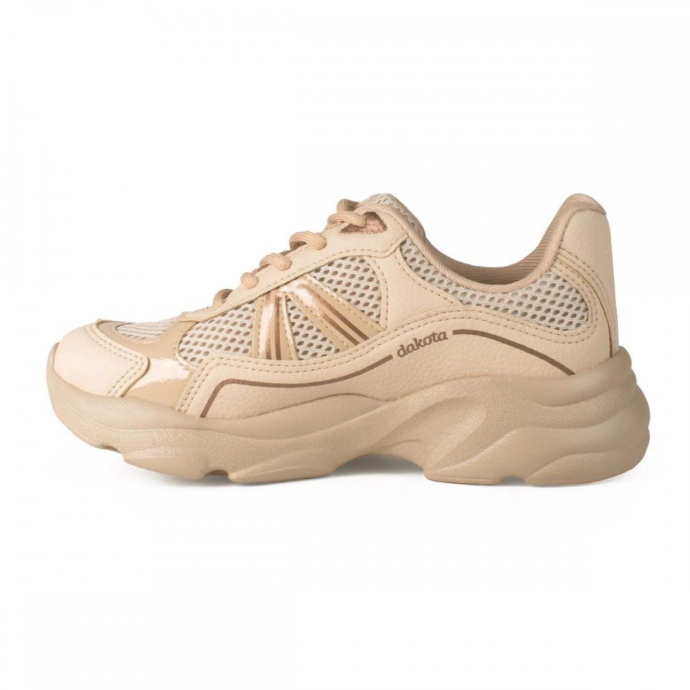 Tenis Dakota D0971 Feminino Bege 2