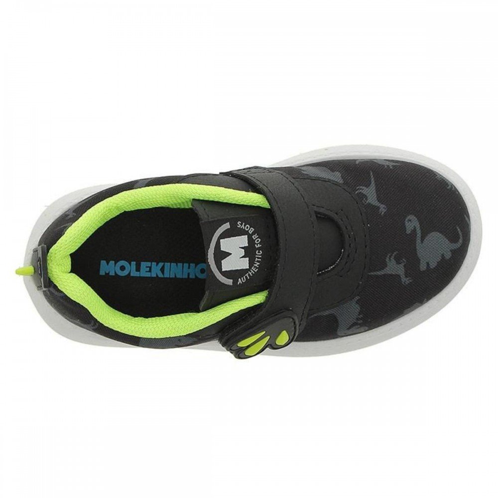 Tenis Molekinho 2635.106.29594 Menino Infantil Preto 6