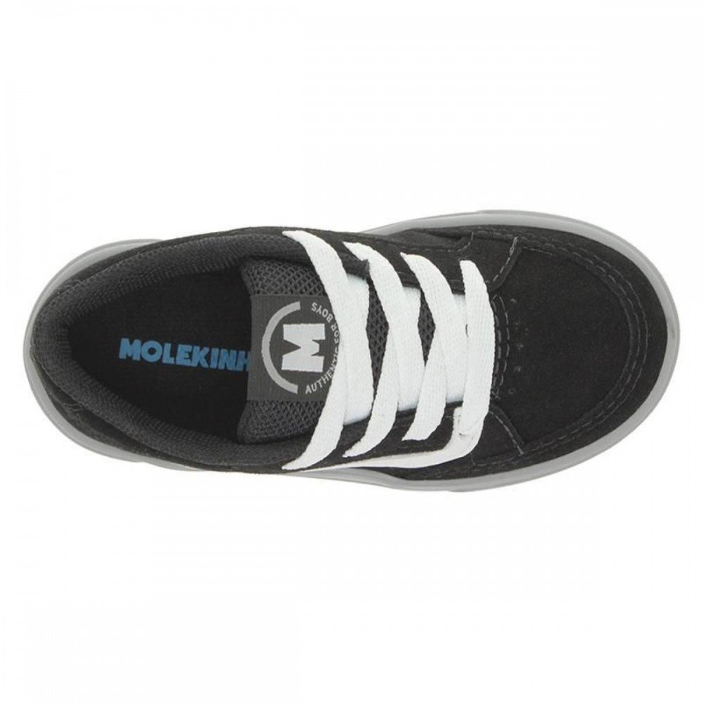 Tenis Molekinho 2133.188 Infantil Preto 6