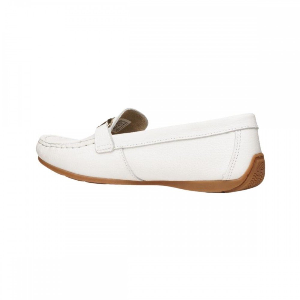 Sapato Pegada 249007-01 Mocassim Feminino Branco 2