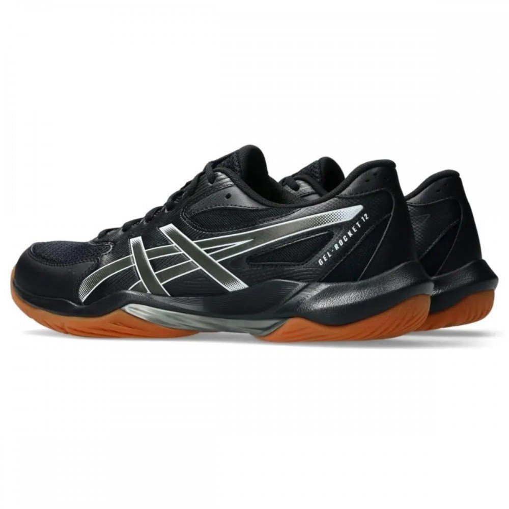 Tenis Asics Gel Rocket 12 1071a116 Masculino Preto 4
