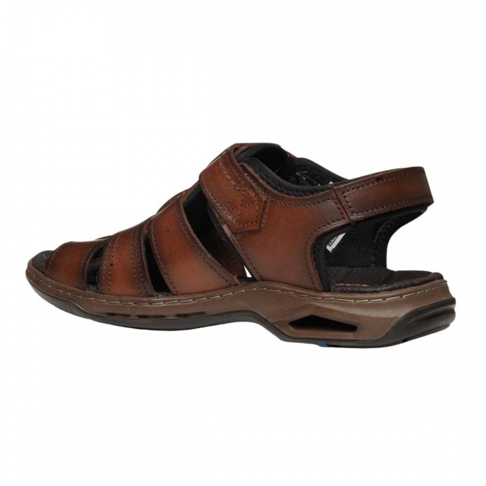 Sandalia Pegada 133233-01 Masculino Marrom 2