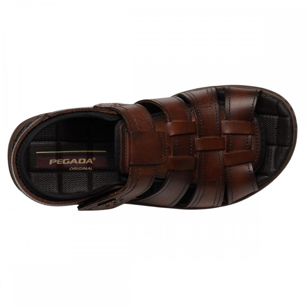Sandalia Pegada 133233-01 Masculino Marrom 4