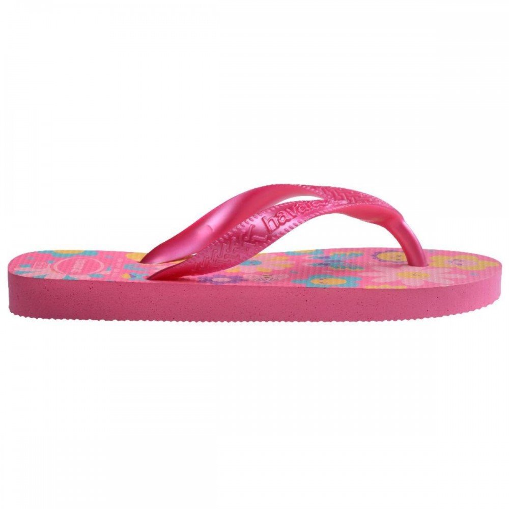 Chinelo Havaianas Kids Flores 4000052293 Rosa 3