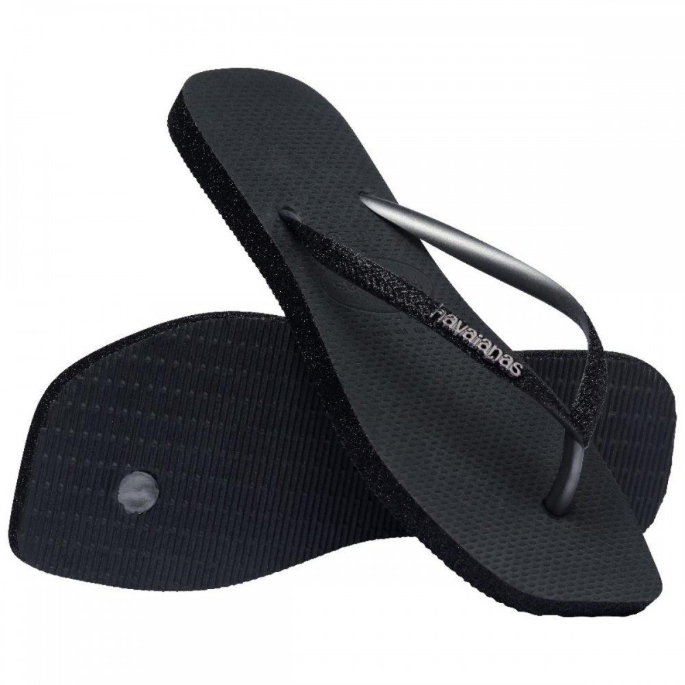 Chinelo Havaianas Slim Square Sparkle 415024827 Preto 6